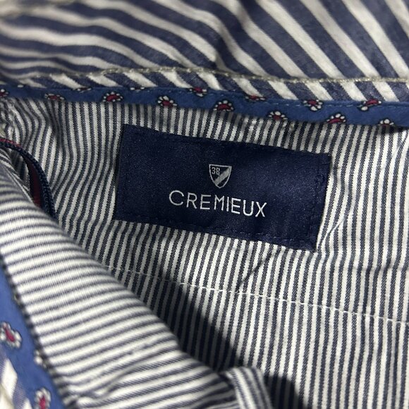 Cremieux Clinton Pants Men 32x32 Khaki Pleated 100% Cotton Trousers‎ Slacks - Picture 4 of 13